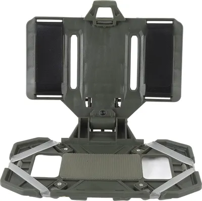 Image de Support de tablette Gilet Accessoires Support téléphonique pour poitrine pour écran de 4,7 pouces à 6,7 pouces Planche pliable Navigation Extérieur Vert armée