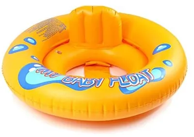 Produktbild von Schwimmring für Babys mit Luftpolster - Aufblasbare Schwimmstuhl und Schwimmhilfe für Kleinkinder