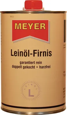 Produktbild von Leinöl-Firnis honigfarben 1l Dose MEYER
