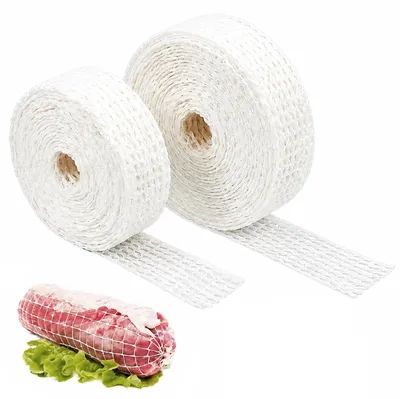 2er-Set Bratennetze weiß, 16 Löcher, 3 m + 5 m