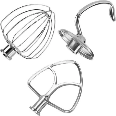 Produktbild von Küchenaccessoire - Mischmaschine Zubehör - Backen & Mischen - Edelstahl 3-Teilig - 5 Quarz