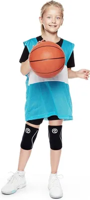 Kniebandage Kinder Junior Kniekous Schwarz, Ansicht 4 von 8