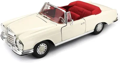 Zdjęcie produktu dla Maisto 31811 - Model samochodu - Mercedes 280SE Cabrio '66 (kremowy, skala 1:18)