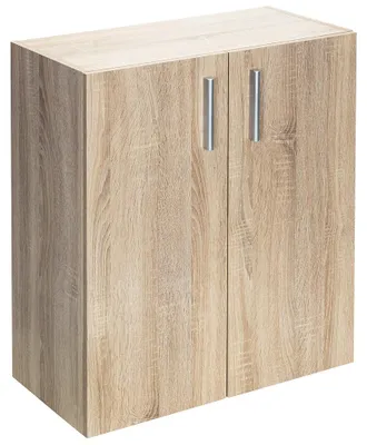 Immagine prodotto di CASARIA® Cassettiera Vela 2 Ante con Ripiani 77x60x30cm Credenze Comò Armadietto Ufficio Mobiletto