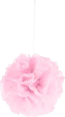 Productafbeelding van Pompom-hangdecoratie, decoratieve bol, roze, 25 cm - universele maat