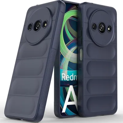 Produktbild von Handyhülle für Xiaomi Redmi A3 Weich TPU Silikon Stossfest Anti-rutsch Hülle Dunkelblau