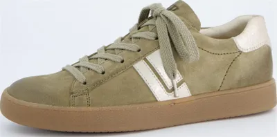 Zdjęcie produktu dla Paul Green damskie niskie buty treningowe / sznurowane zielony zamsz Rozmiar: 39