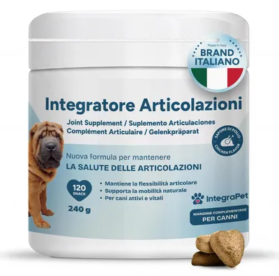 Gelenk-Hundesupplement mit Glucosamin & Kollagen – 120 Snacks
