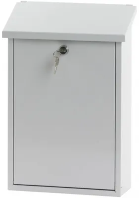 Produktbild von Wandbriefkasten, h 40 cm - Weiß