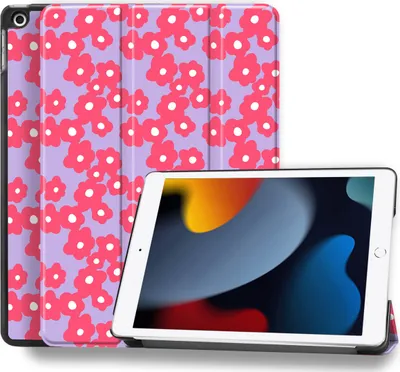 Produktbild von imoshion Design Trifold Klaphülle iPad 9 (2021) 10.2 Zoll / iPad 8 (2020) 10.2 Zoll / iPad 7 (2019) 10.2 Zoll - Dusty Rose