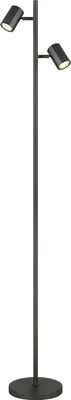 Produktbild von Globo Lighting Stehleuchte Metall grau matt, 2x GU10 LED