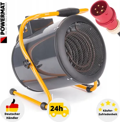 Produktbild von Heizkanone Elektroheizer Heizgebläse Bauheizer Heizung Keramik Heizlüfter 6kW 400V