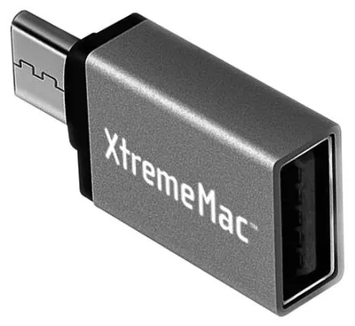 Productafbeelding van XtremeMac USB-C to USB-A adapter - Zwart