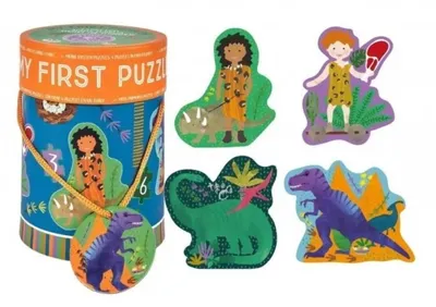 Obrázek produktu pro Puzzle pro začátečníky Dinosauři 4 v 1 (Hračky - Puzzle)
