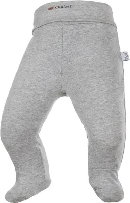 Produktbild von Baby Hose mit Fuß Outlast® - grau meliert, 68