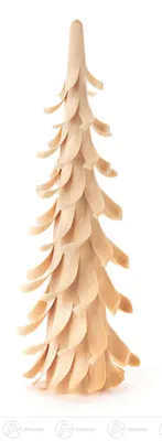 Produktbild von Spiralbaum natur (15cm) von Dregeno Seiffen
