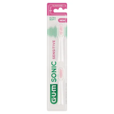 Immagine prodotto di GUM Testina di ricambio Sonic Sensitive 2 pezzi extra soft care