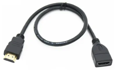 Produktbild von B40 HDMI Verlängerungskabel 30 cm – HDMI Stecker auf Buchse Adapter, Full HD 1080p, kompakt & flexibel