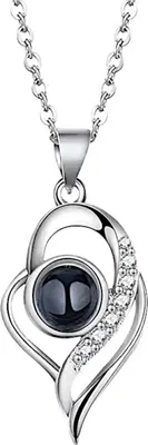 Produktbild von Halskette aus 925er Sterlingsilber mit runden Zirkonia
