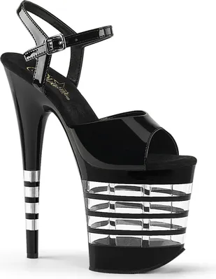 Produktbild von FLAMINGO-809LN Damen Sandale von Pleaser, Schwarz EU 37, US 7