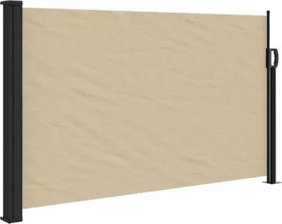 Obrázek produktu pro vidaXL Boční výsuvná markýza béžová 120x600 cm
