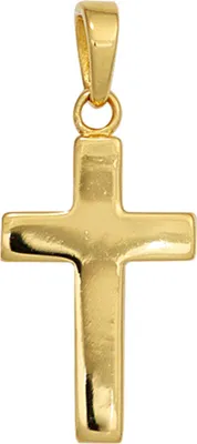 Produktbild von JOBO Anhänger Kreuz 925 Sterling Silber vergoldet