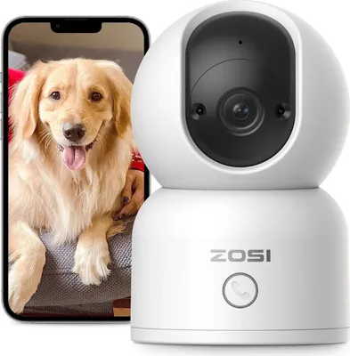 Produktbild von ZOSI 360° Schwenkbare Überwachungskamera Innen, 2,4GHz / 5GHz WiFi