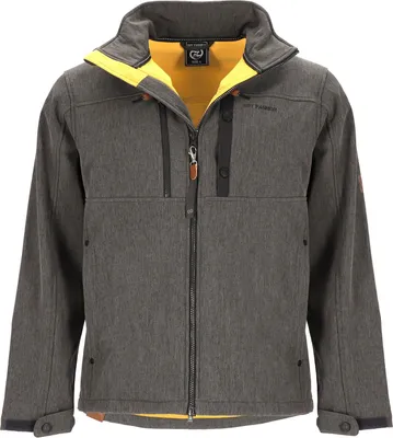 Produktbild von Dry Fashion Herren Softshelljacke Usedom - Jacke in Anthrazit, Größe 6XL
