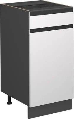Produktbild von Küchenunterschrank Vicco R-Line Weiß 40 cm J-Shape, ohne Arbeitsplatte, Model 39713