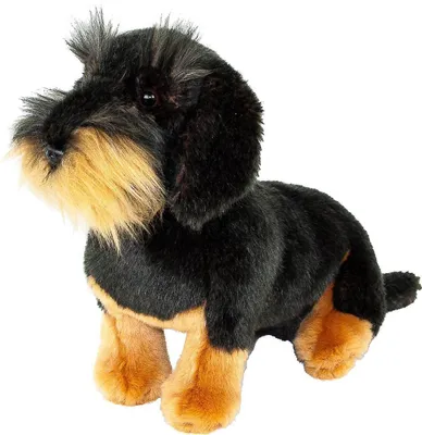 Produktbild von Rauhaardackel Kuscheltier Waldi 28 cm Uni-Toys