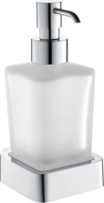 Obrázok produktu pre Dávkovač tekutého mydla SOLO z pochrómovanej mosadze a skla / 250 ml BEMETA