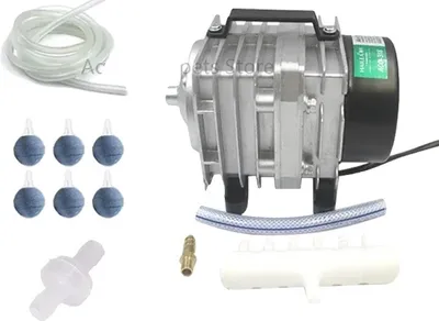Immagine prodotto di Compressore d'aria Hailea, progettato per i pesci, accessori 318-45W, adattatore UE 220V-50HZ