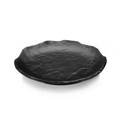 Produktbild von Teller Q Squared, flach, Ø 28 cm, schwarz, Melamin