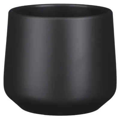 Produktbild von Mica Decorations Blumentopf - grau - matt - Keramik - 15,5/D17 cm