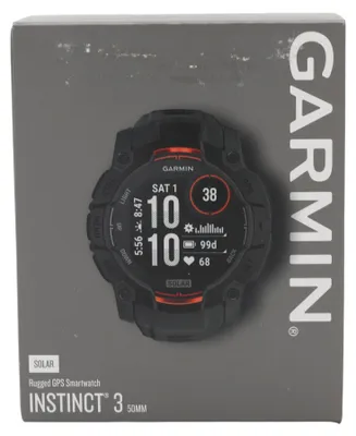 Produktbild von Garmin Instinct 3 Solar, 3,3 cm (1.3"), MIP, Touchscreen, GPS, 58 g