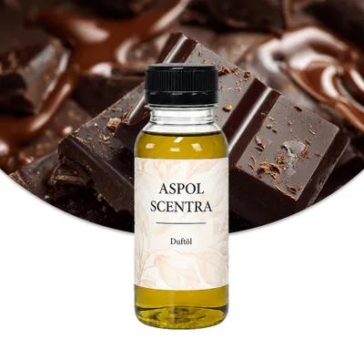 Produktbild von Aspol Scentra Intensive Schokolade UFIGREEN Duftöl für Kerzen und Diffusoren 100 ml, KI-generiertes Bild