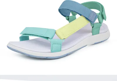 Produktbild von GRITION Damen Trekking Sandalen Leicht Bequem Größe 36 Blau