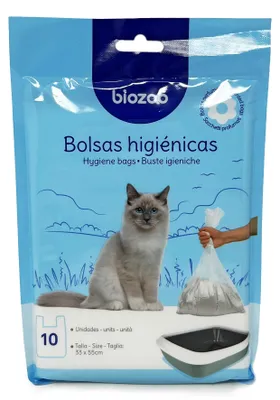 Katzenstreu-Hygienebeutel, 120 Stück, unparfümiert