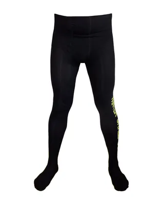 Produktbild von Herrenstrumpfhosen aus Baumwolle Winter Schwarz-Gelb Größe 46-48