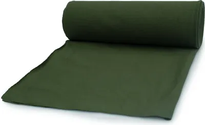Produktbild von French Terry, Baumwolle Sweatshirtstoff, Waldgrün 50 x 185 cm