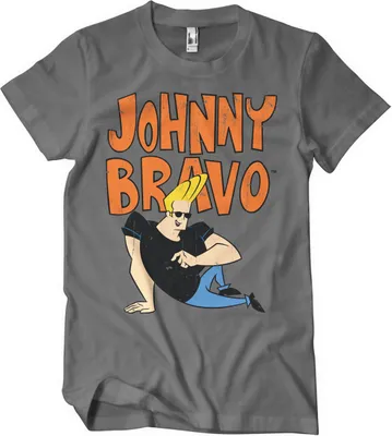 Produktbild von Johnny Bravo T-Shirt - Small - DarkGrey