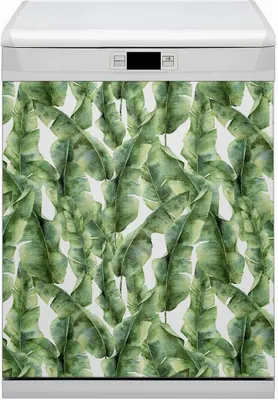 Produktbild von Magnete  Dekorative Magnet Folie für Geschirrspüler 60x70 cm Küche  - Exotische Blätter