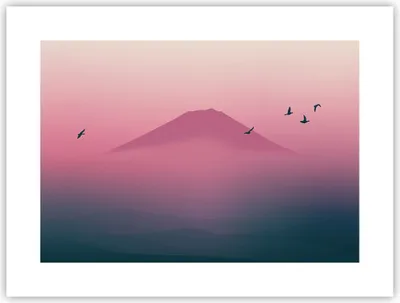 Produktbild von Poster - Poster ohne Rahmen - Vulkan Vogel Natur - 40x30 cm - Wand Bild - Wanddeko - Wandbilder - Kunstposter - Wandposter - Bilder - Kunstdruck - Wanddekoration - Wandbild - P2XAA40x30-4124