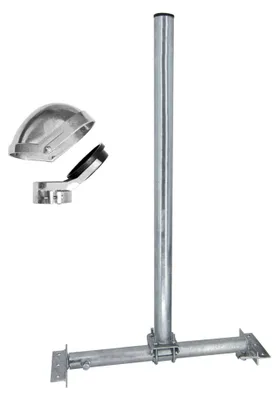 Produktbild von PremiumX SOLID X85-48 Dachsparrenhalter galvanisch verzinkt SAT Mastkappe