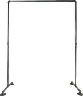 Immagine prodotto di Natural Goods Berlin Pipe GARD Stand, appendiabiti, appendiabiti a piantana, ghisa malleabile, L120cm