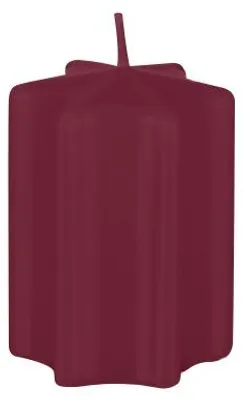 Produktbild von Sternkerzen Bordeaux 60 x Ø 60 mm, 4 Stück