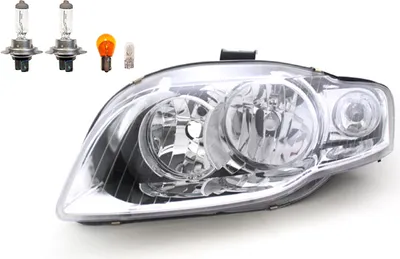 Produktbild von Johns, Scheinwerfer Halogen Front passend für Audi A4 8E 11/04-06/08 Links Leuchtmittel 8E0941003BK