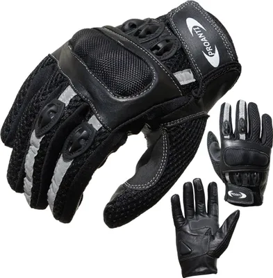 Produktbild von Motorradhandschuhe Motorrad Sommer Handschuhe von PROANTI® - Größe M