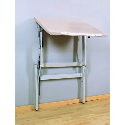 Produktbild von Möckel Wandklapptisch "ergo S 47 W", Grau, eckig