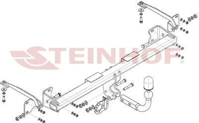 Produktbild von Z546579 Anhängerkupplung passend für FORD Transit Connect II 05/2018-01/2022 starr